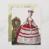 Marie Antoinette formelle ~ Invitations (Devant / Derrière)