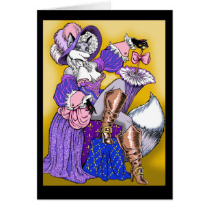 Marie Antoinette Fox Card
