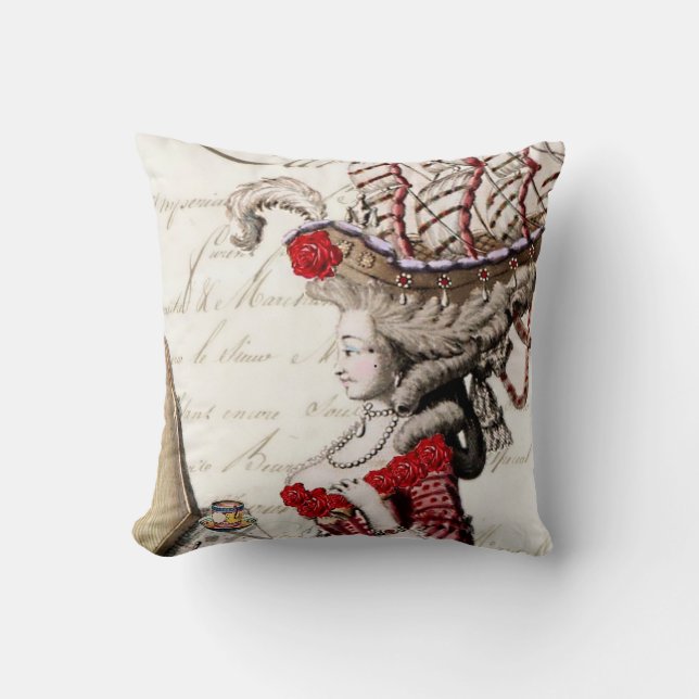 Marie Antoinette  Frans Decoratief Pillow Kussen (Voorkant)