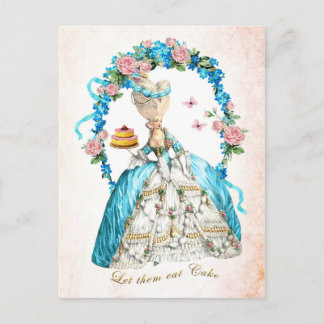 Marie Antoinette, Frans, Laat ze taart eten, brief Briefkaart