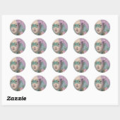 MARIE ANTOINETTE French Masquerade Ronde Sticker (Vel)
