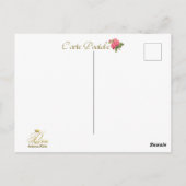 Marie Antoinette,French,Paris,tea,cake,rose ポストカード Briefkaart (Achterkant)