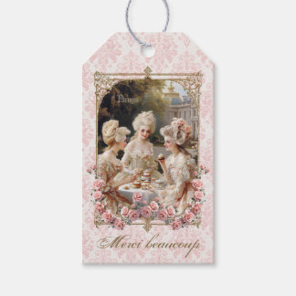 Marie Antoinette French roses tea cakes  ギフトタグ Cadeaulabel