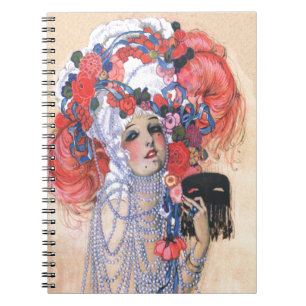 Marie Antoinette Girl Costume Beads Deco Notitieboek