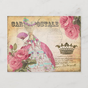 Marie Antoinette Gold Rose carte postale