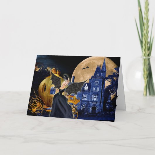 Marie Antoinette Halloween Masquerade Kaart (Voorkant)