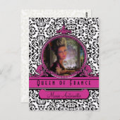 Marie Antoinette II ~ Briefkaart (Voorkant / Achterkant)