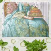 Marie Antoinette in Aqua Theedoek (Gevouwen)