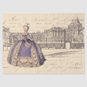 Marie Antoinette in het tijdschrift Versailles Tis Tissuepapier