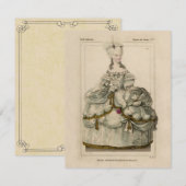 Marie Antoinette ~ Invitations (Devant / Derrière)