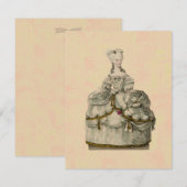 Marie Antoinette ~ Invitations (Devant / Derrière)