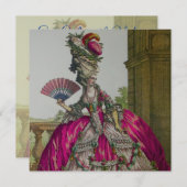 Marie Antoinette ~ Invitations / Réponse s'il vous (Devant / Derrière)