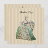 Marie Antoinette ~ Invitations / RSVP #16 (Devant / Derrière)