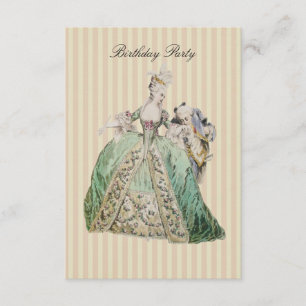 Marie Antoinette ~ Invitations / RSVP #16 -> Mari