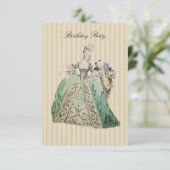 Marie Antoinette ~  Invitations / RSVP #16 se trad (Debout devant)