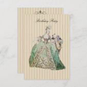 Marie Antoinette ~  Invitations / RSVP #16 se trad (Devant / Derrière)