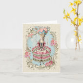 Marie Antoinette Kaart (Gele Bloem)