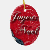 Marie Antoinette kerstversiering Keramisch Ornament (Achterkant)