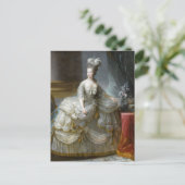 Marie Antoinette, koningin van Frankrijk, Le Brun Briefkaart (Staand voorkant)