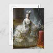 Marie Antoinette, koningin van Frankrijk, Le Brun Briefkaart (Voorkant / Achterkant)