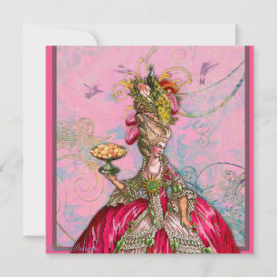 Marie Antoinette laat hen de tepel eten Kaart