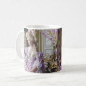 Marie Antoinette lavender Queen Mug (Devant gauche)