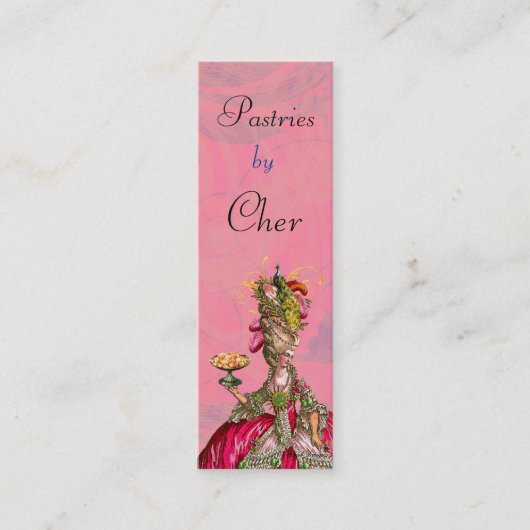 Marie Antoinette Les Laisse Manger Carte de visite (Devant)