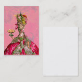 Marie Antoinette Les Laisse Manger Carte de visite (Devant / Derrière)