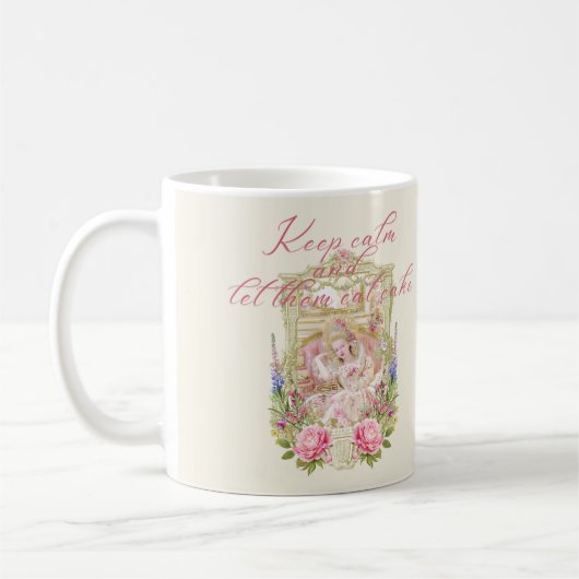 Marie Antoinette let them eat cake Mug (Gauche)