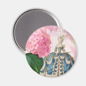 Marie Antoinette Magnet rond (Recto/Verso)