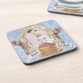 Marie Antoinette-Mangent des dessous de verre de (Côté gauche)