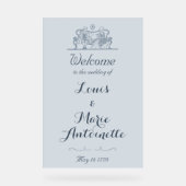 Marie Antoinette Mariage Rococo Dusty Blue (Recto)