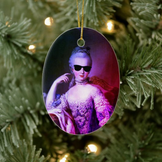 ♥ Marie-Antoinette Marie Antoinette crazy Kitsch ♥ Keramisch Ornament (Boom)
