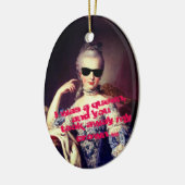 ♥ Marie-Antoinette Marie Antoinette crazy Kitsch ♥ Keramisch Ornament (Links)