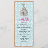 Marie Antoinette Menu Table Service de table (Devant)