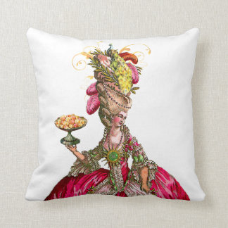 Marie Antoinette met Cakes en Peacock Kussen