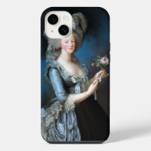 Marie Antoinette met een roos