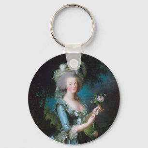 Marie-Antoinette met het Roos van Elisabeth Lebrun Sleutelhanger