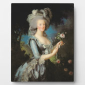 Marie Antoinette met Roos 1783 Fotoplaat (Voorkant)