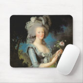 Marie Antoinette met Roos 1783 Muismat (Met muis)