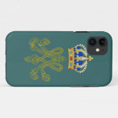 Marie Antoinette Monogram Case-Mate iPhone Case (Achterkant (horizontaal))