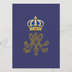 Marie Antoinette Monogram Kaart