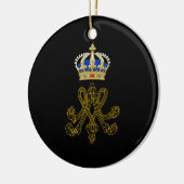 Marie Antoinette Monogram Keramisch Ornament (Links)