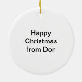 Marie Antoinette Monogram Keramisch Ornament (Achterkant)