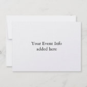 Marie Antoinette Noel - kerstuitnodiging Kaart (Achterkant)