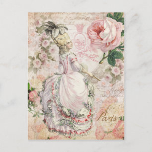 Marie Antoinette, Paris, shabby, rose, rose, Carte