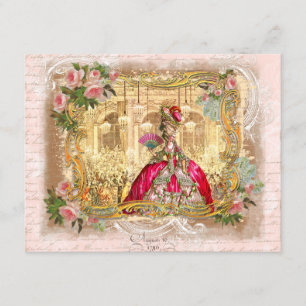 Marie Antoinette Party in Pink te Versailles Kaart