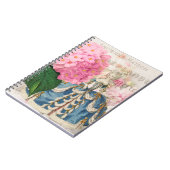 Marie Antoinette Pink Hydrangea Frans Notitieboek (Linkerzijde)