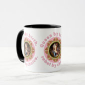 Marie Antoinette Pink Queen Roses Mug Mok (Voorkant links)