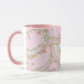 Marie Antoinette Pink Rose Frame Mug (Gauche)